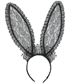 Blonde Bunny Ører Sort