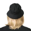 Blond Paryk Med Sort Bøllehat