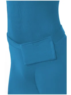 Blå Skinsuit Kostume