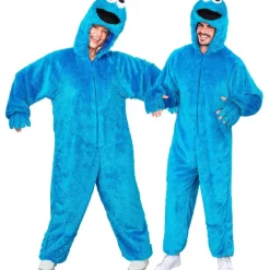 Blåt Monster Kostume