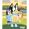 Bluey® Familie Fleecetæppe