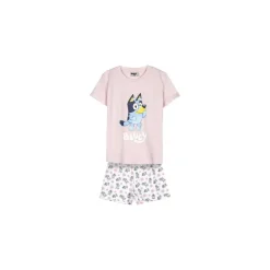 Bluey® Kort Pyjamas Lyserød