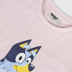 Bluey® Kort Pyjamas Lyserød