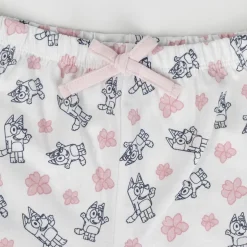Bluey® Kort Pyjamas Lyserød