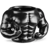 Bodybuilder Overkrop Krus Sort