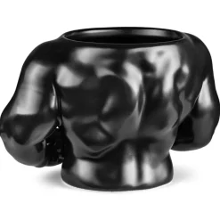 Bodybuilder Overkrop Krus Sort