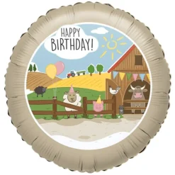 Bondegård Happy Birthday Folieballon