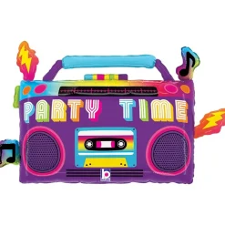 Boombox Party Time Folieballon