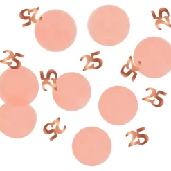 Bordkonfetti 25 År Lush Blush