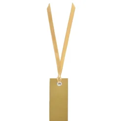 Bordkort Med Satinbånd Guld