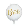Bride Folieballon Hvid/Guld