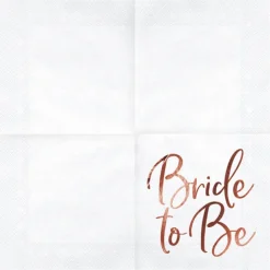 Bride To Be Servietter Rosaguld