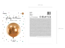 Bubble Krom Ballon Guld