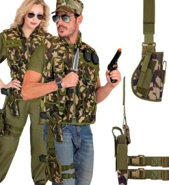 Camouflage Højre Lårhylster