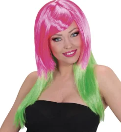 Candyfloss Ombre Paryk Pink/Grøn