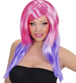 Candyfloss Ombre Paryk Pink/Lilla