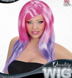 Candyfloss Ombre Paryk Pink/Lilla