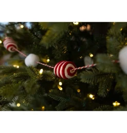 Candy Stripe Guirlande Rød/Hvid