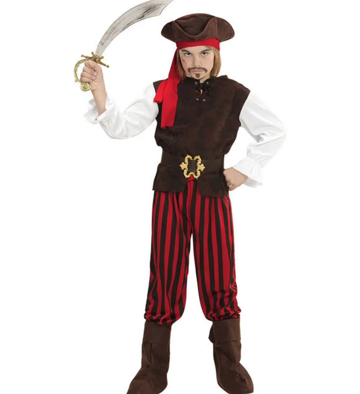 Caribisk Pirat Børnekostume