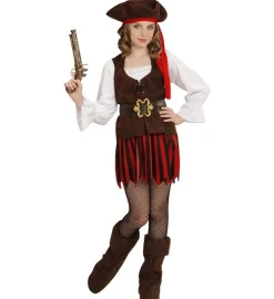 Caribisk Piratpige Børnekostume