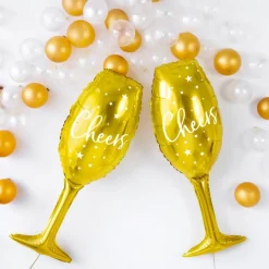 Champagneglas Folieballon