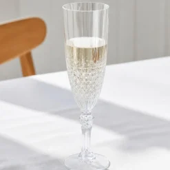 Champagneglas i Plast - Klar