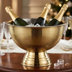 Champagnekøler Med Fod Rustfri Stål
