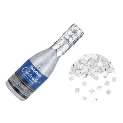 Champagne Konfettikanon Sølv