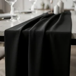 Chiffon Bordløber Sort