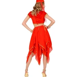 Chiffon Nederdel Rød