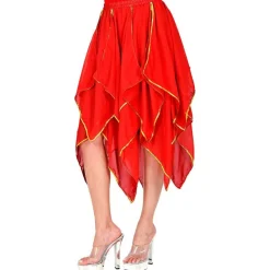 Chiffon Nederdel Rød