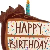 Chokoladekage Happy Birthday Folieballon