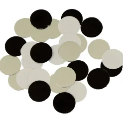 Cirkel Konfetti Sort/Creme/Champagne