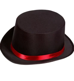 Cirkusdirektør Tophat Sort/Rød