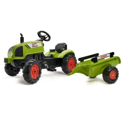 Claas® Pedaltraktor Med Trailer Grøn