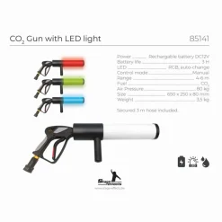 CO2 Håndholdt Kanon LED