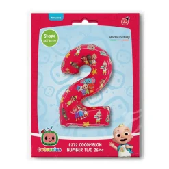 Cocomelon® 2 Års Tal Folieballon