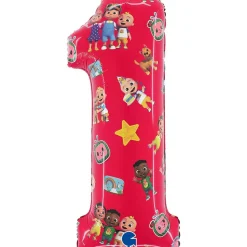 Cocomelon® 1 Års Tal Folieballon