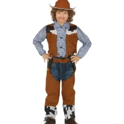 Cowboy Børnekostume Brun