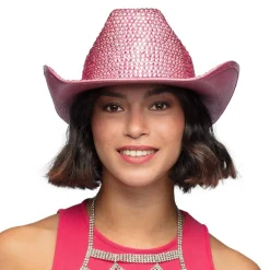 Cowboyhat Glimmer Lyserød