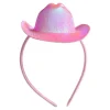 Cowboyhat Hårbøjle Lyserød
