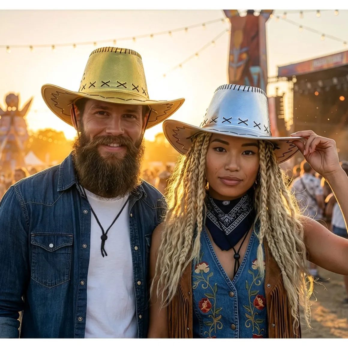 Cowboyhat Savanne Guld