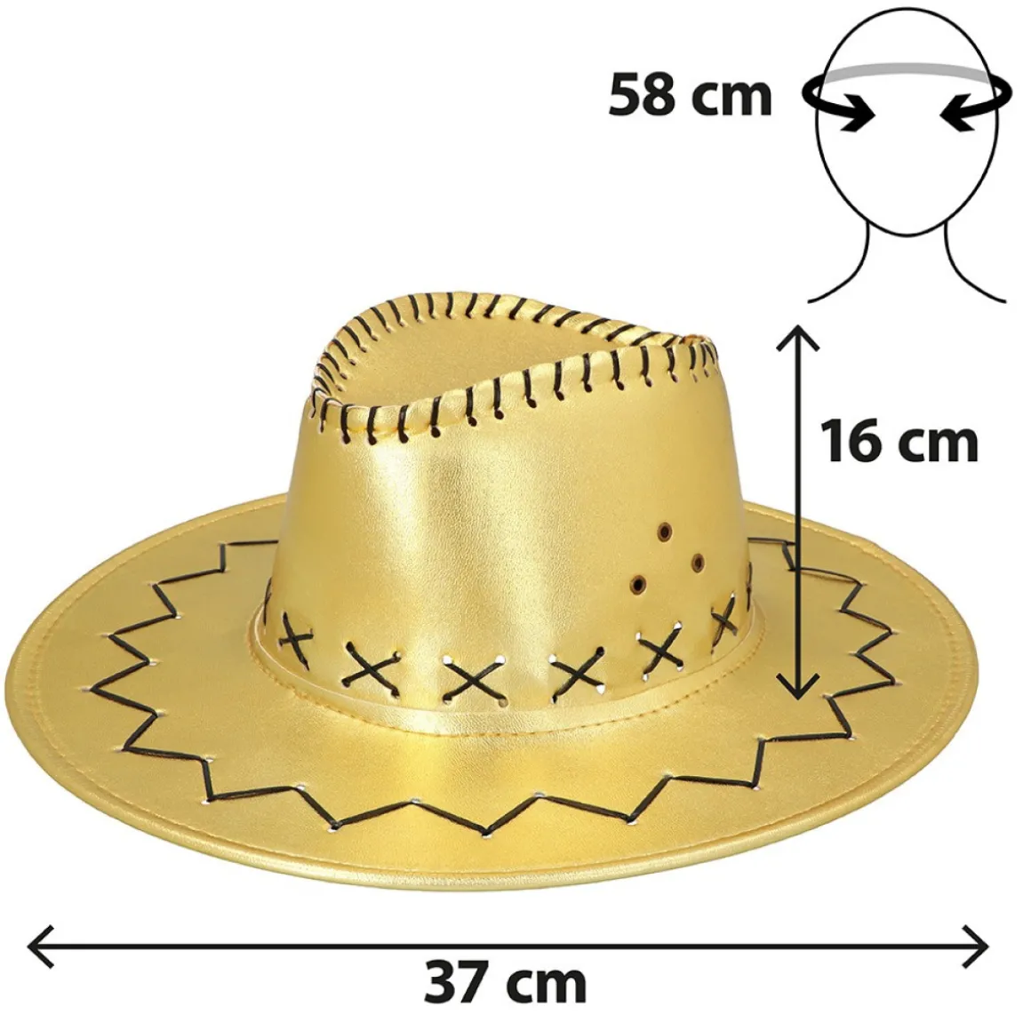 Cowboyhat Savanne Guld