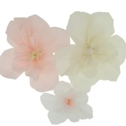 Crepe Papirblomster Pastel