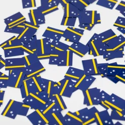 Curaçao Flag Konfetti