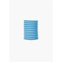 Cylinder Papirlanterne Lyseblå
