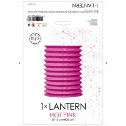 Cylinder Papirlanterne Pink
