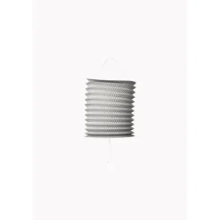 Cylinder Papirlanterne Sølv