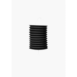 Cylinder Papirlanterne Sort