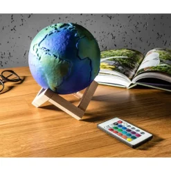 3D Jordklode Lampe